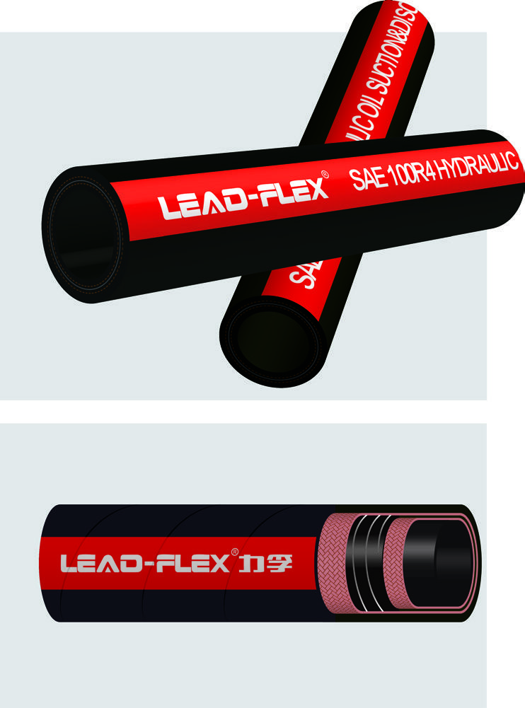 SAE100R4 Hydraulic Oil Suction & Discharge Hose